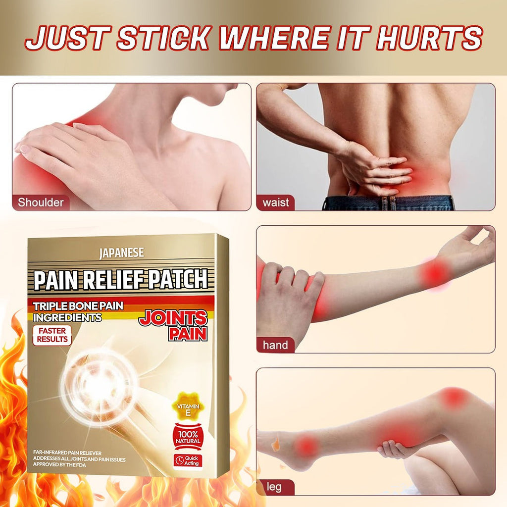 InstaRelief™ Japanese Pain Relief Patch - 🔥 Buy 1 Get 1 Free 🔥