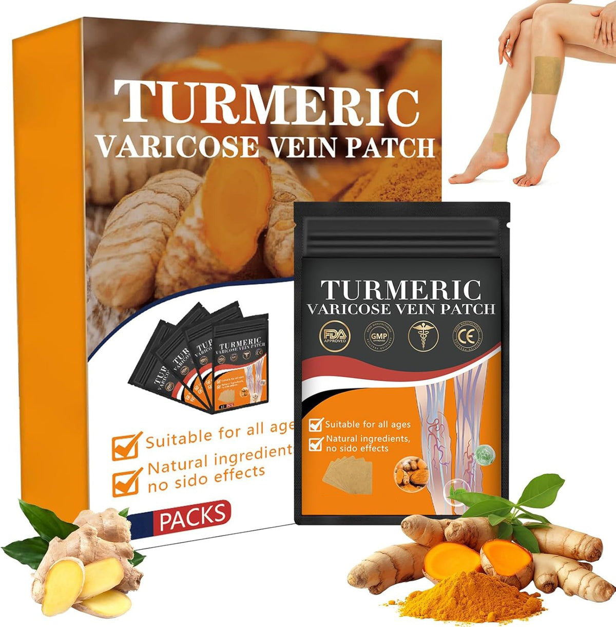 Quick Relief Turmeric Vericose Vein Patch (🔥 Special Offer 🔥)